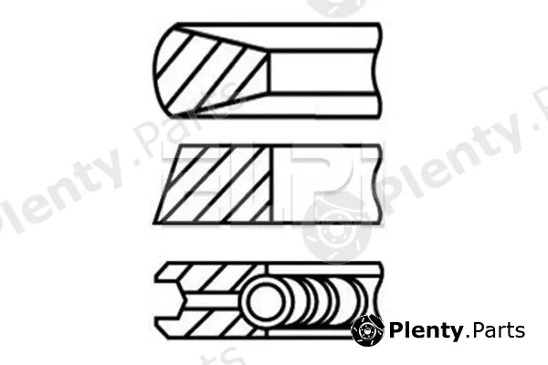 Elpi LP1822234STD — Piston Ring Kit
