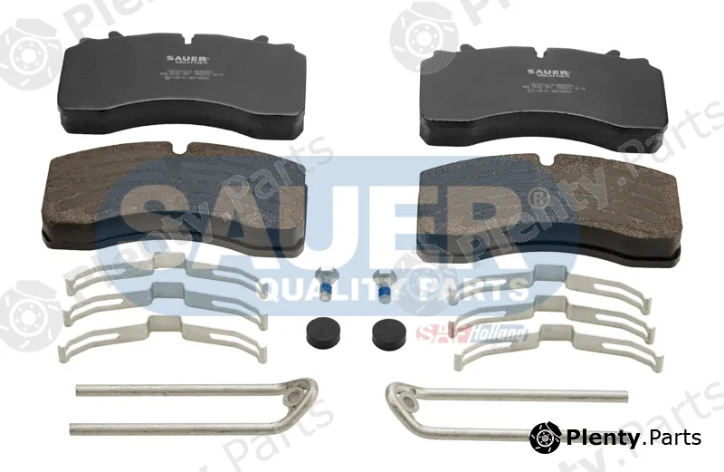 Sauer S0572916210 — Brake Pad Set, disc brake SAUER QUALITY PARTS® is a brand of SAF-HOLLAND Group