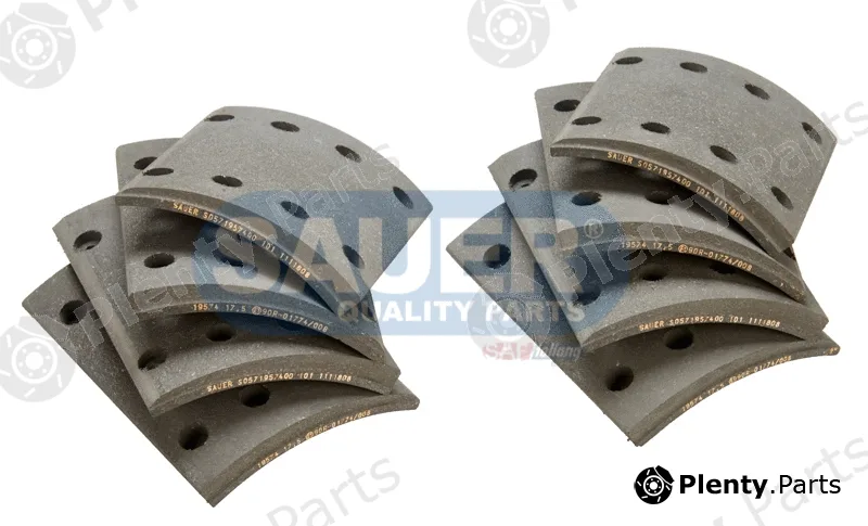 Sauer S0571957400 — Brake Lining Kit, drum brake SAUER QUALITY PARTS® is a brand of SAF-HOLLAND Group
