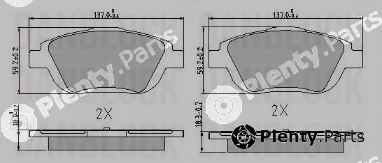 Danblock DB510767 — Brake Pad Set, disc brake