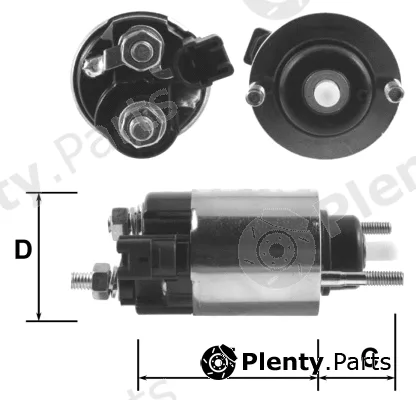 GM E9032 — Solenoid Switch, starter