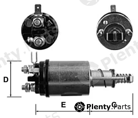 GM E7502 — Solenoid Switch, starter