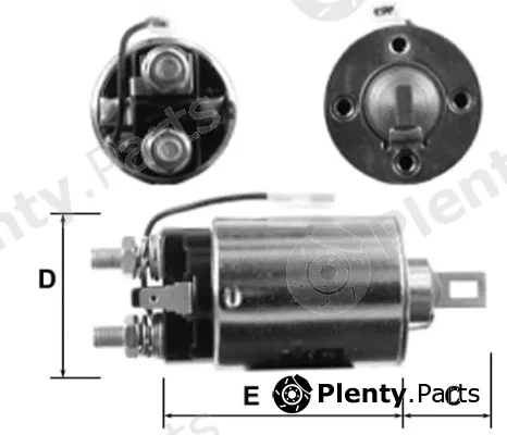 GM E8040 — Solenoid Switch, starter