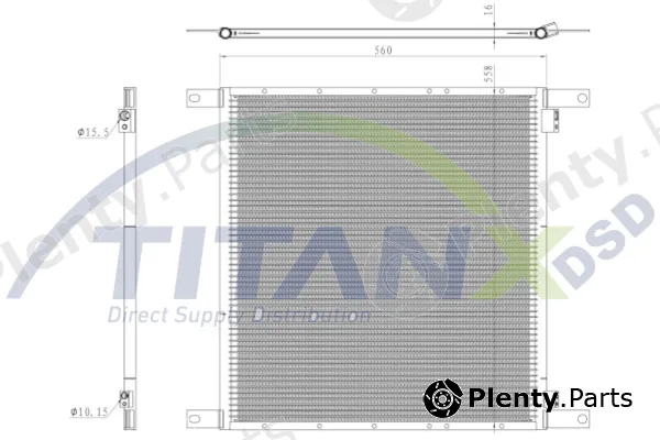 TitanX CD119002 — Condenser, air conditioning