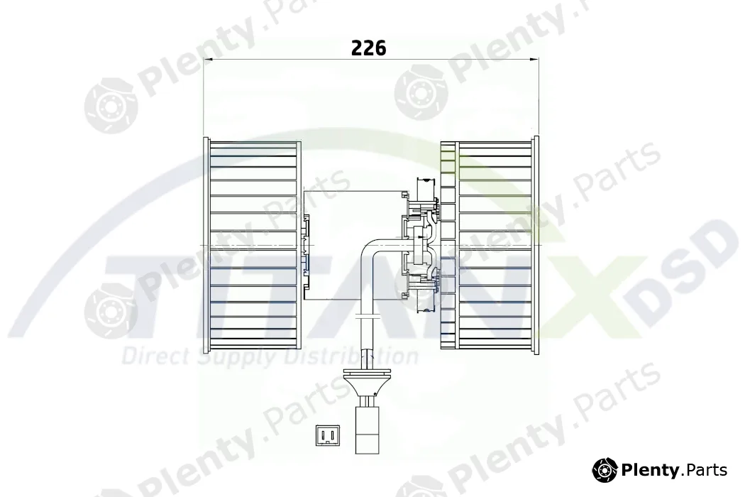 TitanX BL159002 — Interior Blower