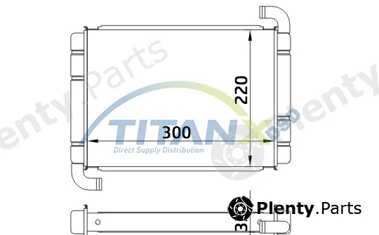TitanX HT149001 — Heat Exchanger, interior heating