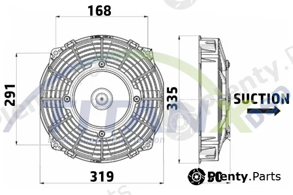TitanX EF909007 — Fan, engine cooling