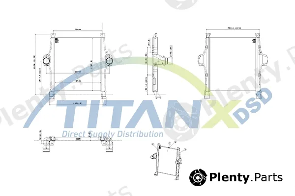 TitanX IX159008 — Charge Air Cooler