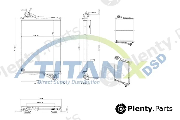 TitanX IX609005 — Charge Air Cooler
