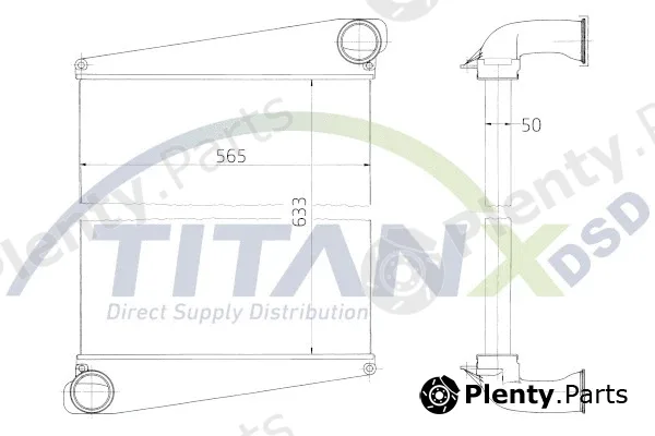 TitanX IX129004 — Charge Air Cooler