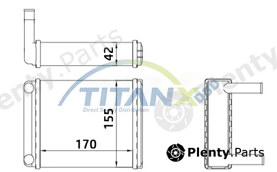 TitanX HT319002 — Heat Exchanger, interior heating