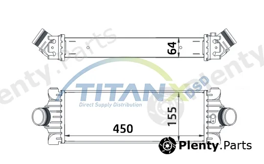 TitanX IC389004 — Charge Air Cooler