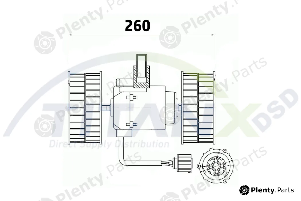TitanX BL149001 — Interior Blower