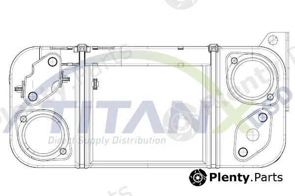 TitanX OX149009 — Oil Cooler, retarder