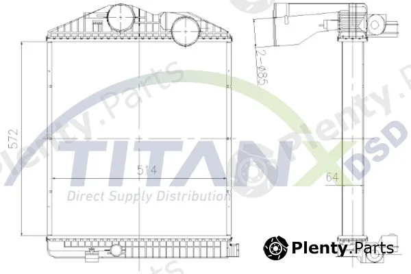 TitanX IC119007 — Charge Air Cooler