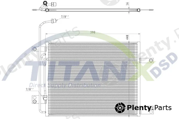 TitanX CD119006 — Condenser, air conditioning