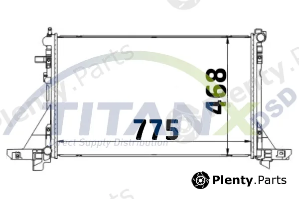 TitanX RD369011 — Radiator, engine cooling
