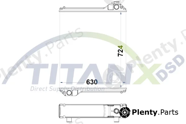 TitanX RD509039 — Radiator, engine cooling