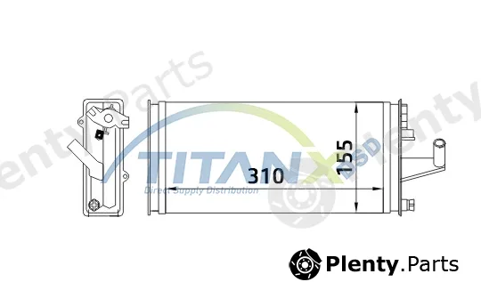 TitanX HT359007 — Heat Exchanger, interior heating
