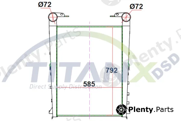 TitanX IC169007 — Charge Air Cooler