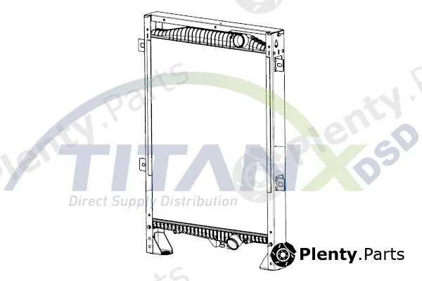 TitanX RX809001 — Radiator, engine cooling