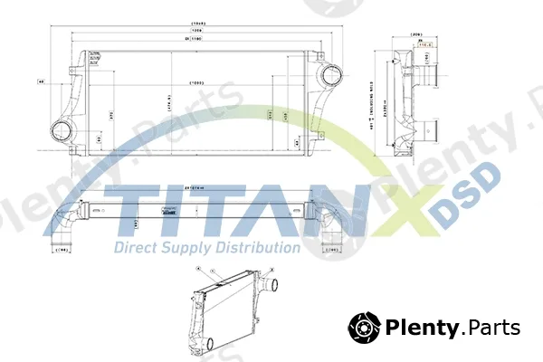 TitanX IX609004 — Charge Air Cooler