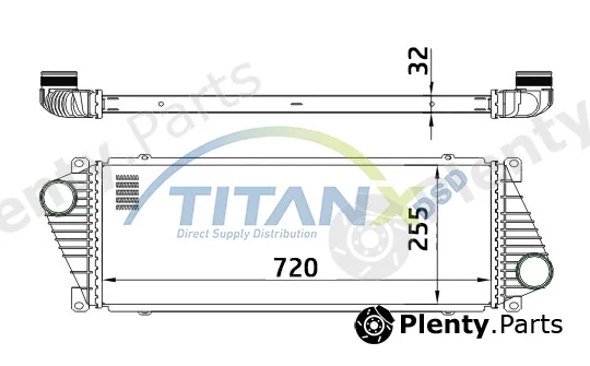 TitanX IC319001 — Charge Air Cooler