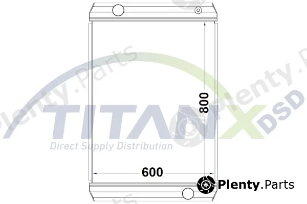 TitanX RD509031 — Radiator, engine cooling