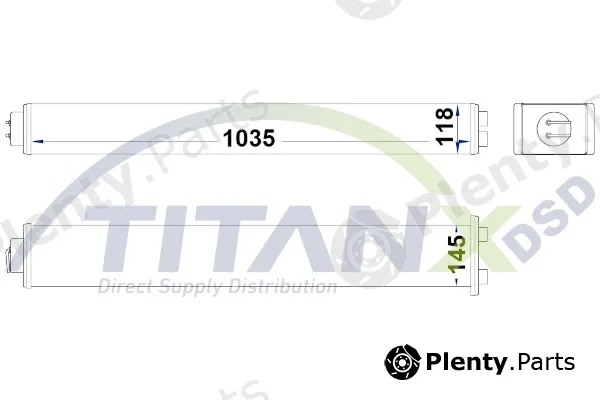 TitanX RD509044 — Radiator, engine cooling