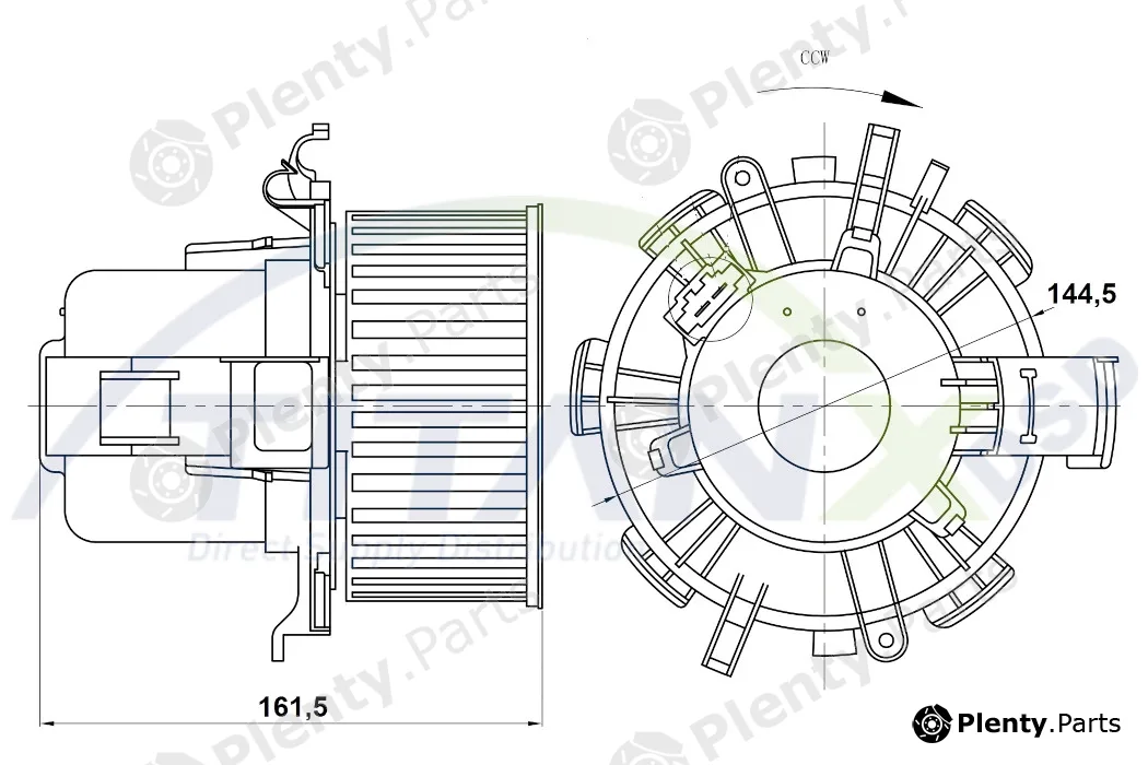 TitanX BL369002 — Interior Blower