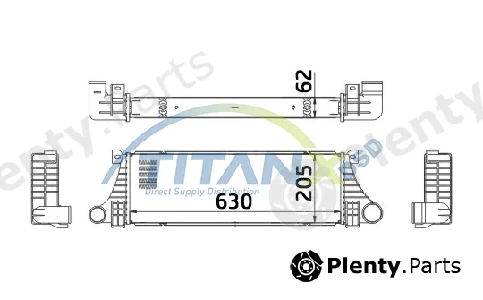 TitanX IC359001 — Charge Air Cooler