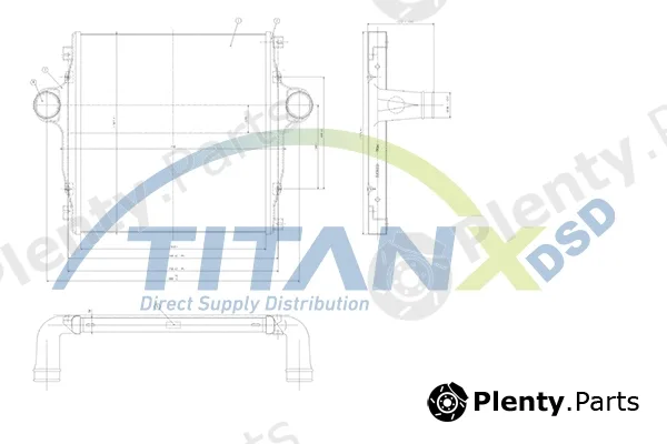 TitanX IX159011 — Charge Air Cooler