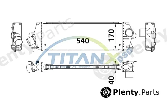 TitanX IC369006 — Charge Air Cooler