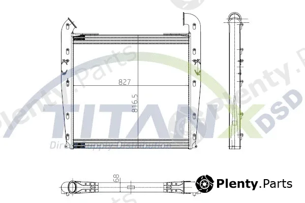 TitanX IX149001 — Charge Air Cooler