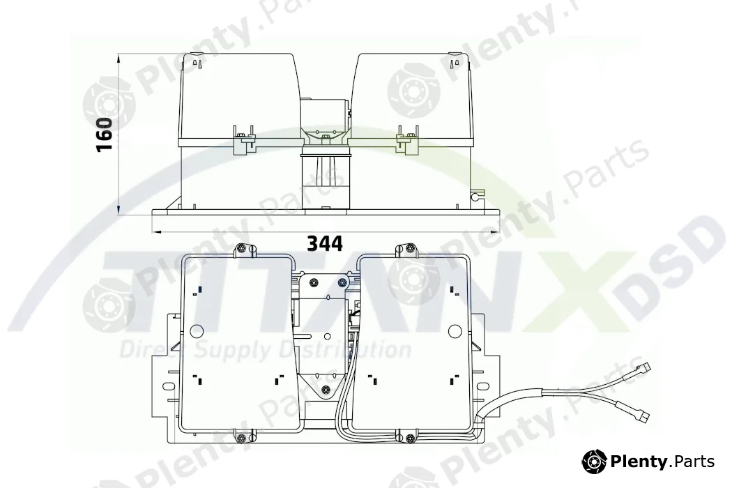 TitanX BL169001 — Interior Blower