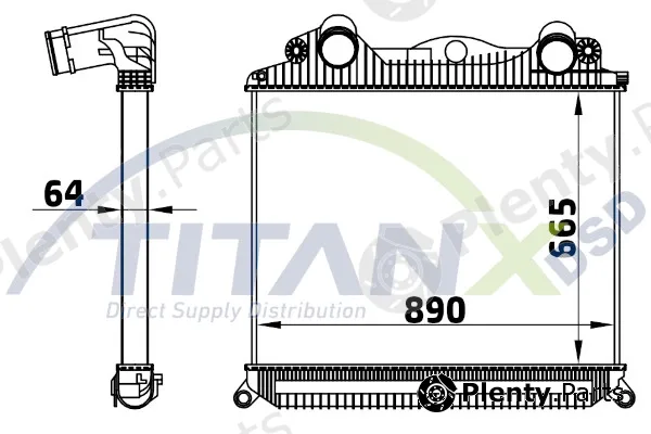 TitanX IC139005 — Charge Air Cooler