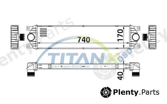 TitanX IC369003 — Charge Air Cooler