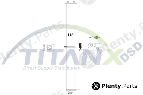 TitanX RD509060 — Radiator, engine cooling