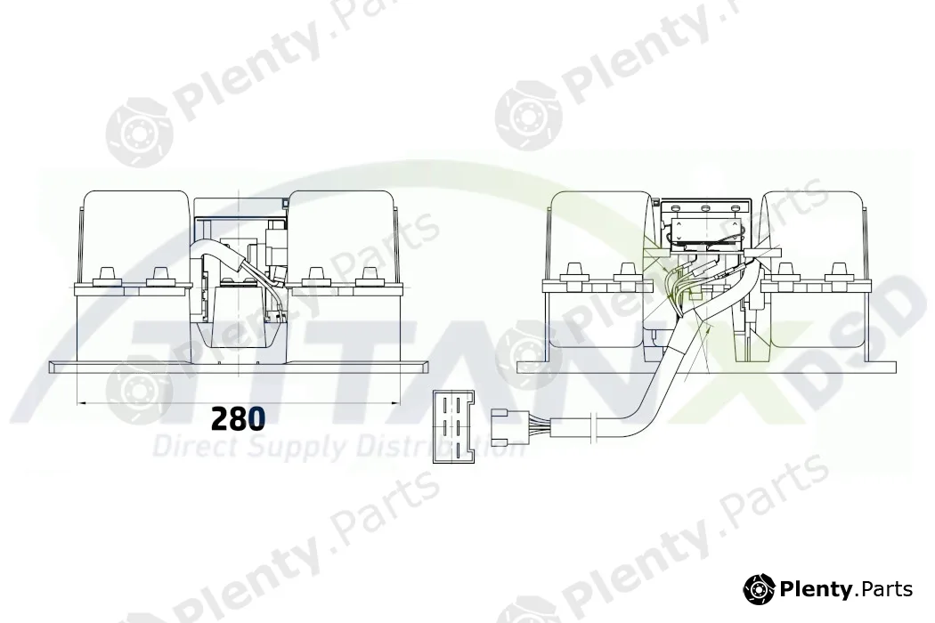 TitanX BL129003 — Interior Blower