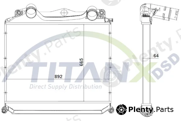 TitanX IC139007 — Charge Air Cooler