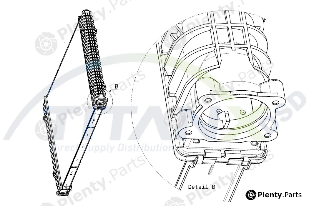 TitanX RX809003 — Radiator, engine cooling
