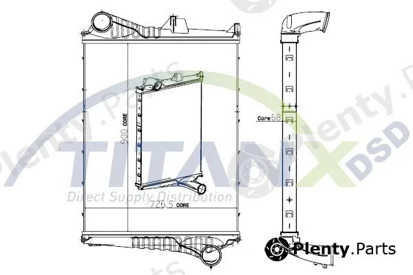 TitanX IX129002 — Charge Air Cooler
