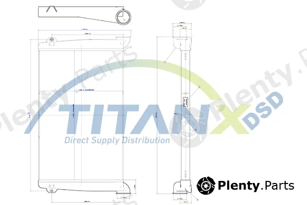 TitanX IX609001 — Charge Air Cooler