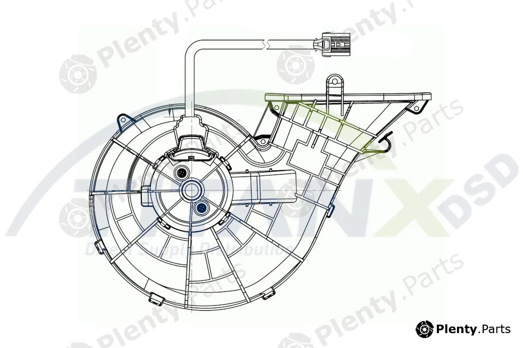 TitanX BL129004 — Interior Blower