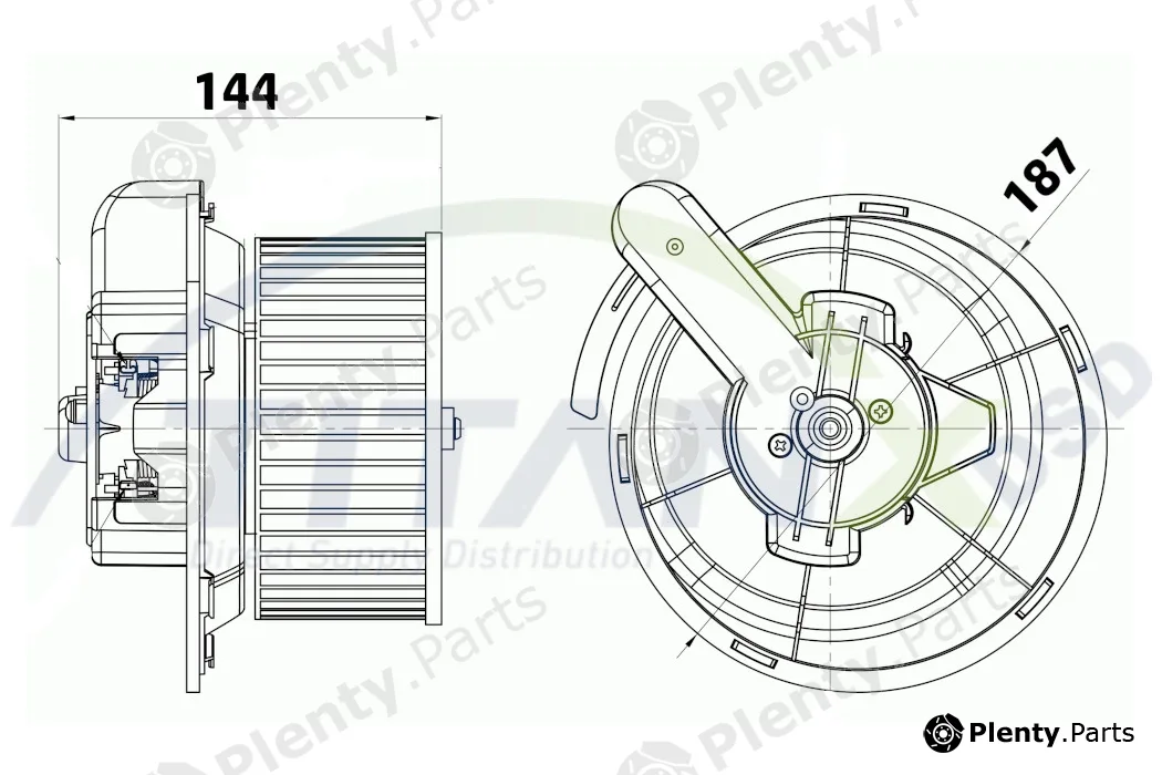 TitanX BL119005 — Interior Blower