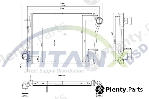 TitanX IX609003 — Charge Air Cooler