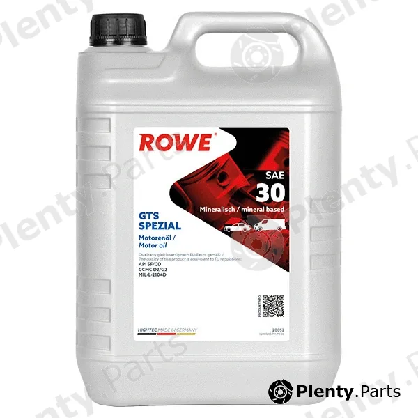 Rowe 20052-0050-99 — Engine Oil HIGHTEC GTS SPEZIAL SAE 30 (20052)