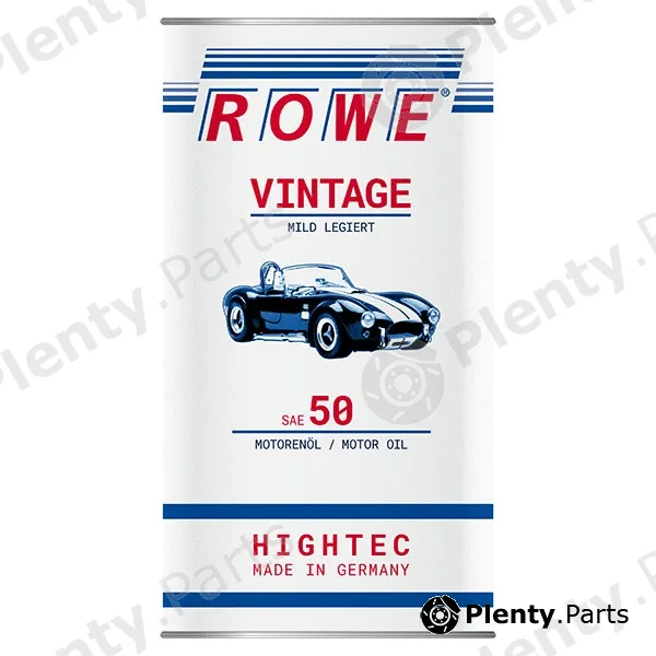 Rowe 20194-0050-99 — Engine Oil HIGHTEC VINTAGE SAE 50 MILD LEGIERT (20194)