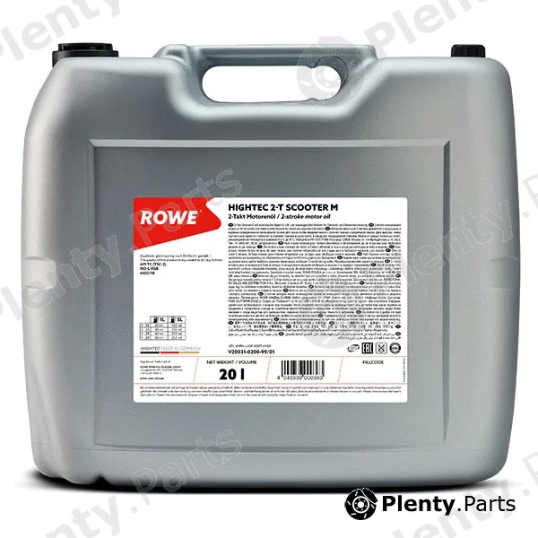 Rowe 20031-0200-99 — 2-stroke engine oil HIGHTEC 2-T SCOOTER M (20031)