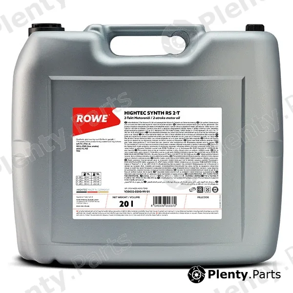 Rowe 20032-0200-99 — 2-stroke engine oil HIGHTEC SYNTH RS 2-T (20032)